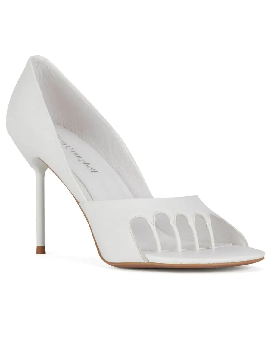 Женские сандалии-слипоны Phases Jeffrey Campbell — белый