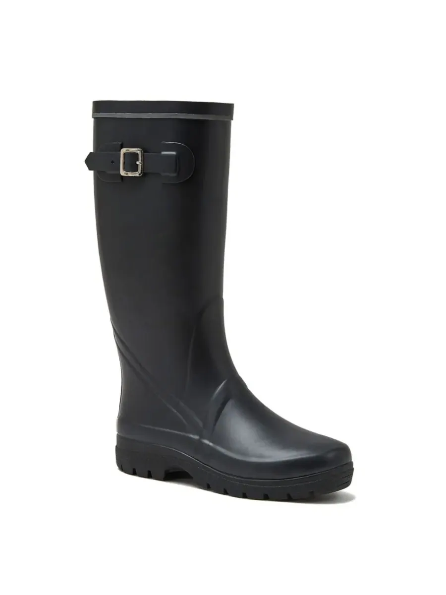 Резиновый сапог с пряжкой Squall Buckle Tall Lands' End — изображение 1 из 4, черный
