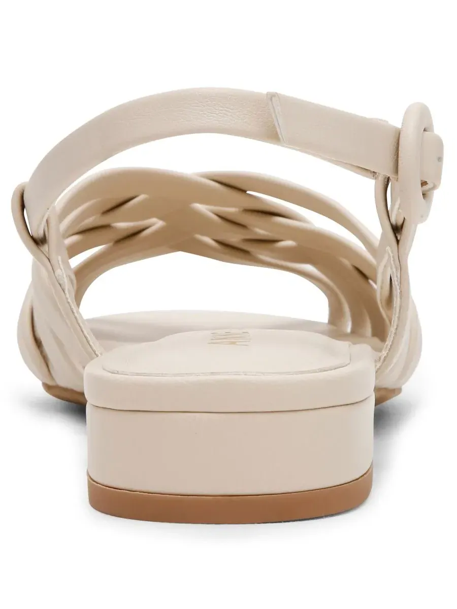 Женские сандалии с квадратным носком Fairfeild Square Toe Anne Klein, Bone Smooth — изображение 4 из 8