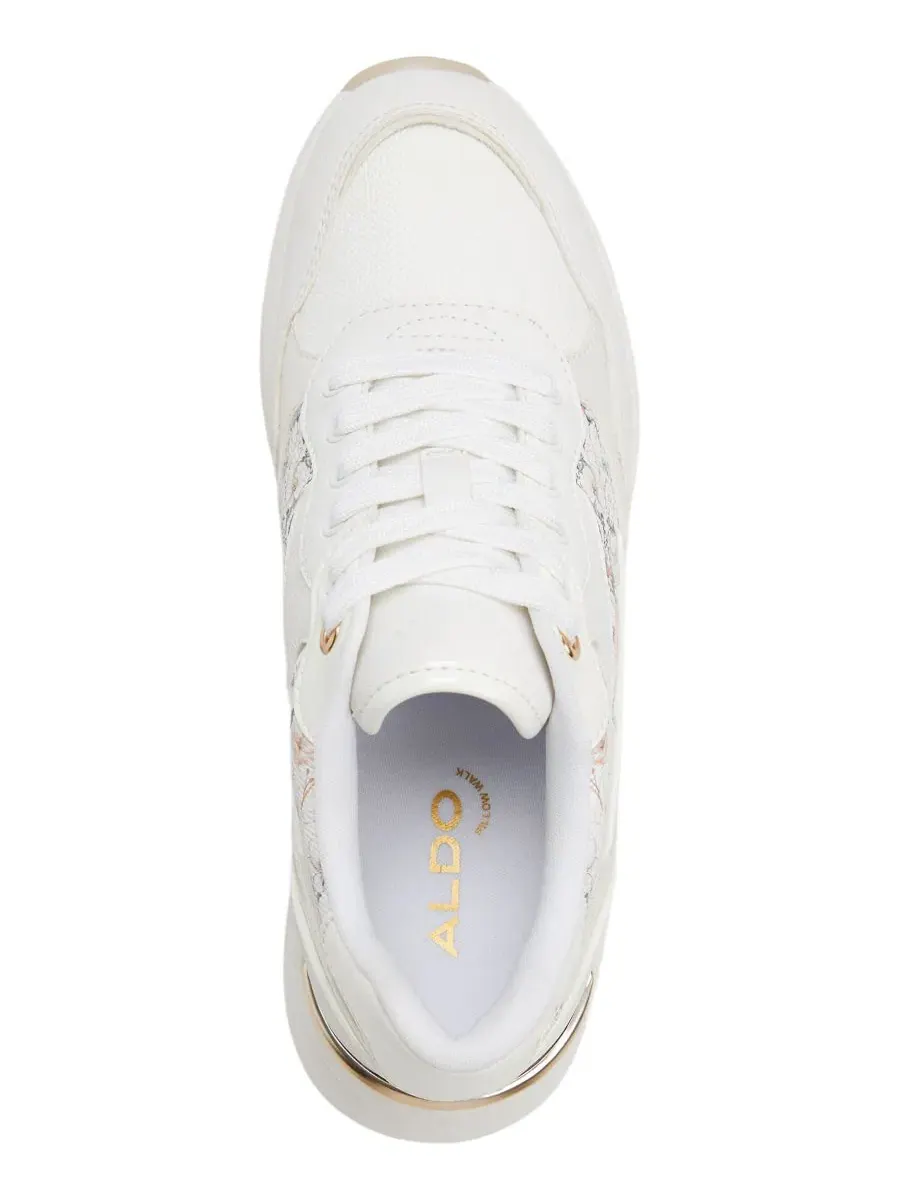 Кроссовки на танкетке Asiejan Wedge Sneakers ALDO — изображение 4 из 5, белый мульти