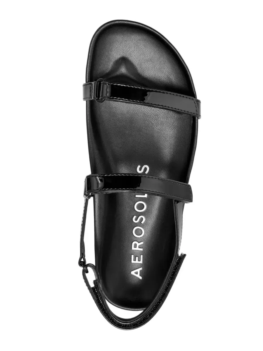 Женские сандалии Liana с открытым носком и стелькой Aerosoles — изображение 4 из 6, черный