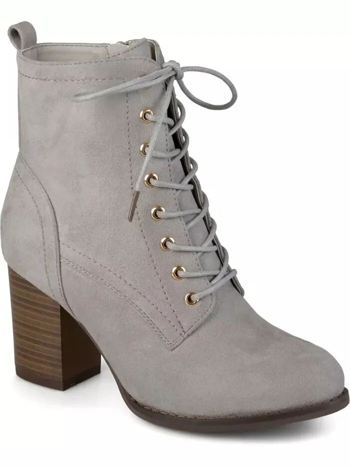 Женские ботильоны Baylor Lace Up Stacked Heel Journee Collection