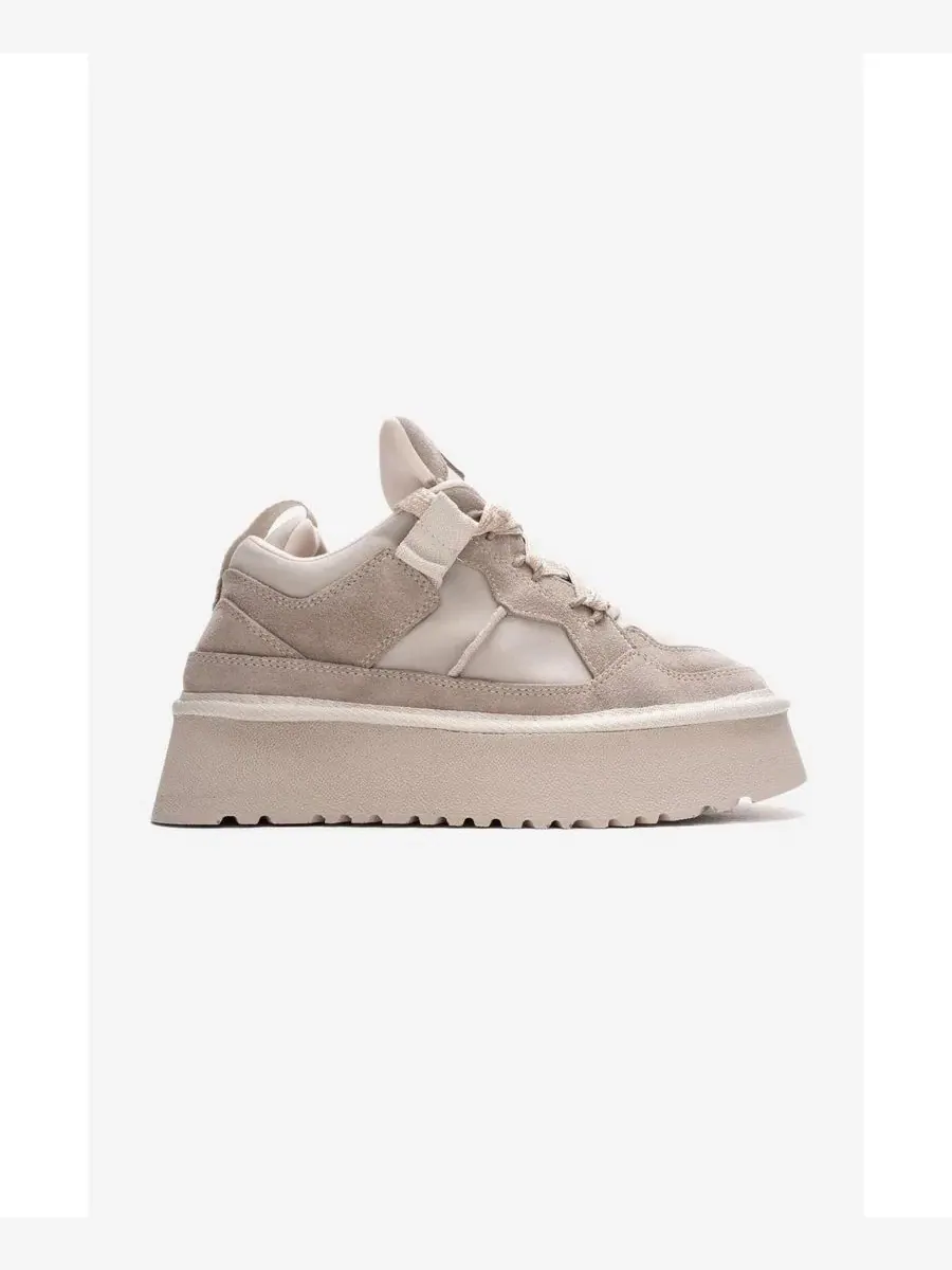 Кроссовки на платформе с замшевым верхом, модель Riven Forever & Always Shoes — изображение 2 из 6, бежевый