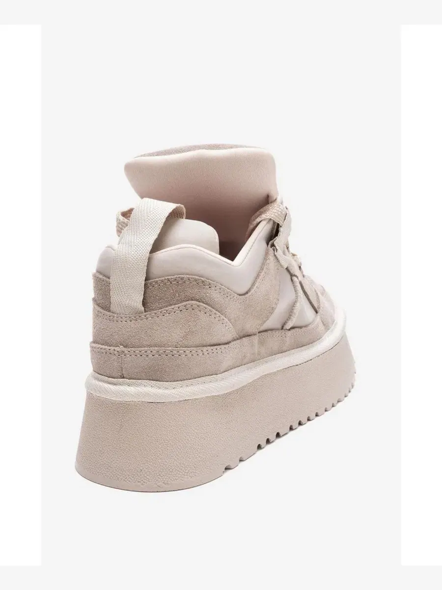 Кроссовки на платформе с замшевым верхом, модель Riven Forever & Always Shoes — изображение 3 из 6, бежевый
