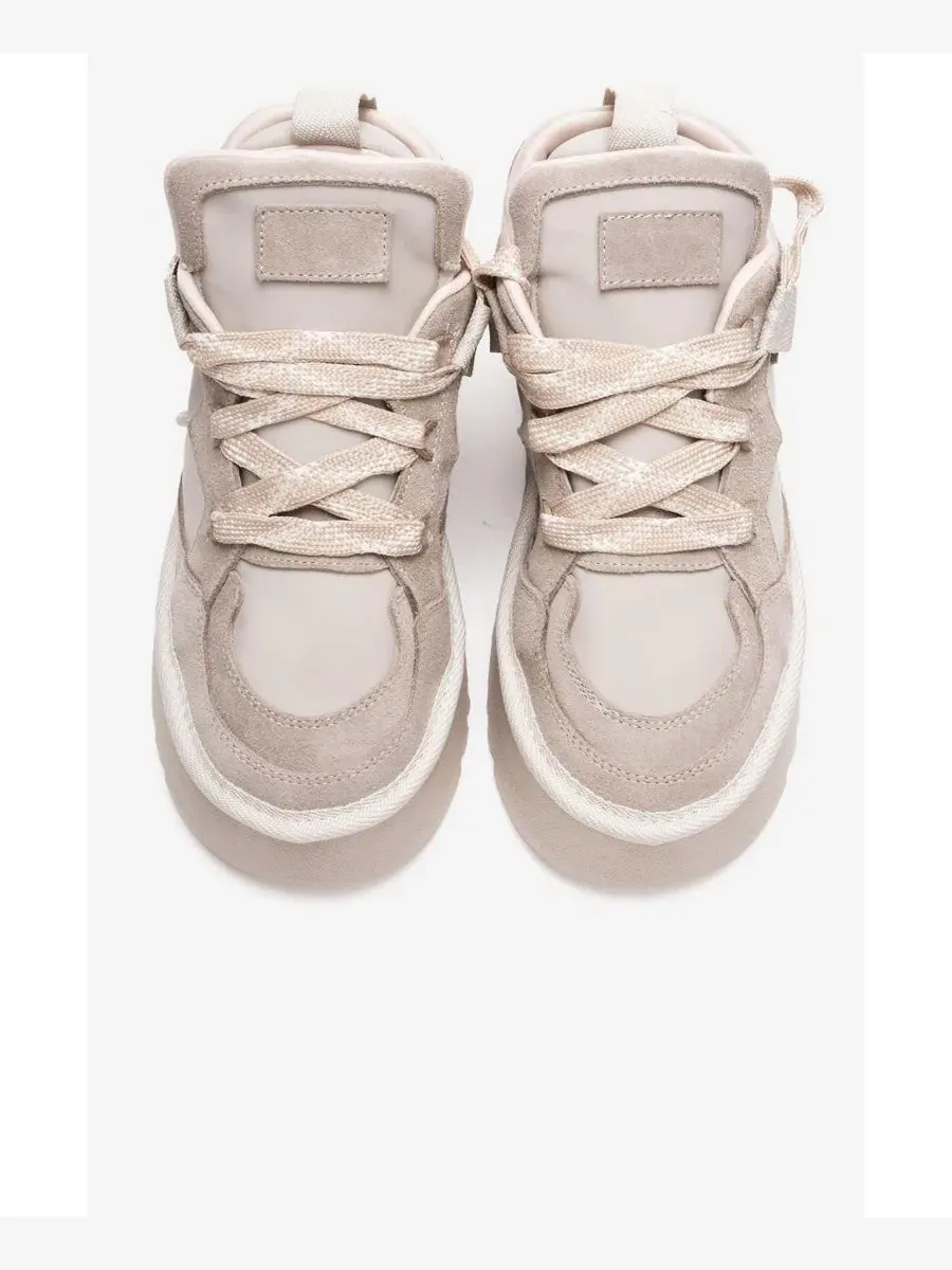 Кроссовки на платформе с замшевым верхом, модель Riven Forever & Always Shoes — изображение 5 из 6, бежевый