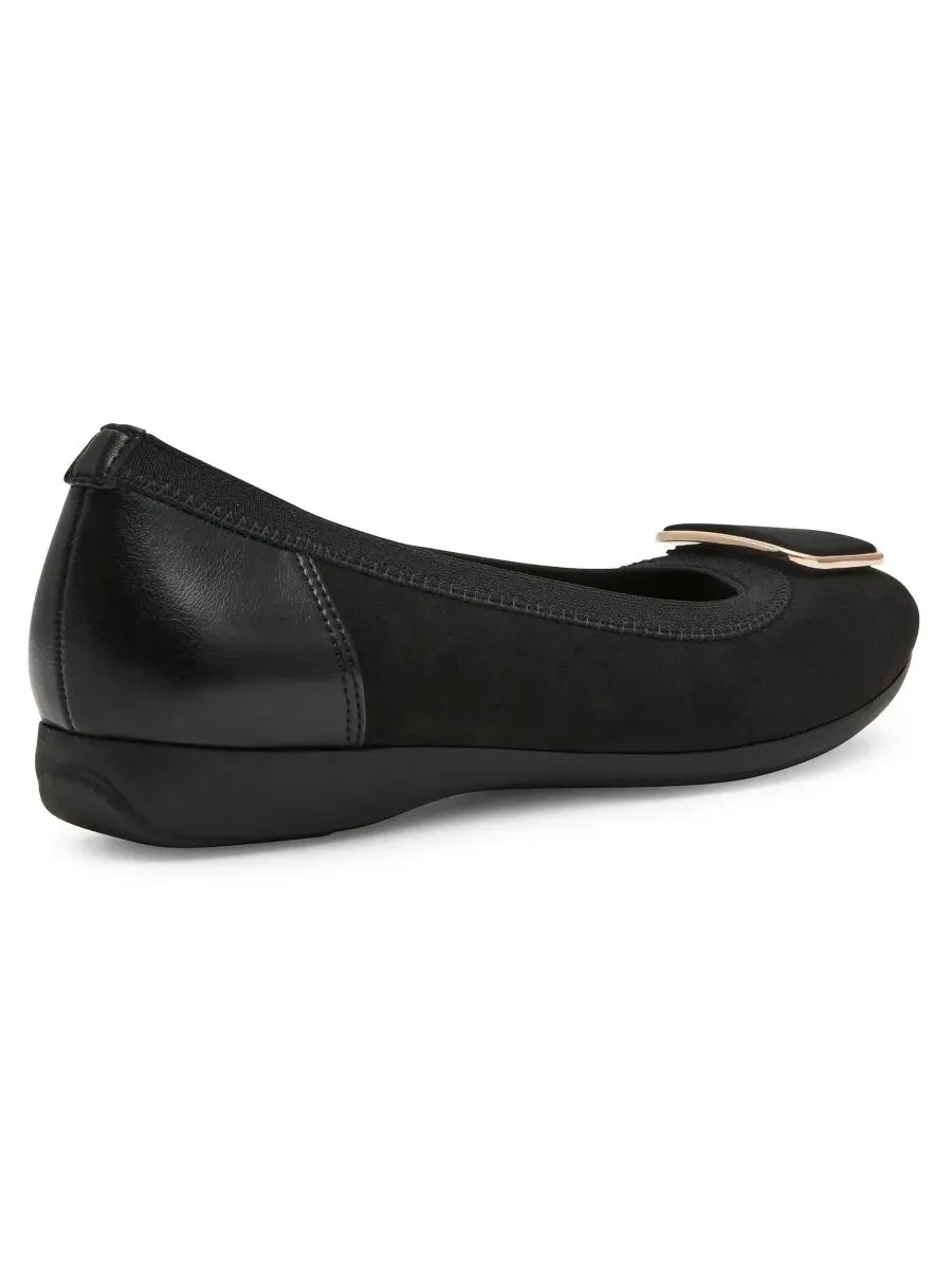 Женские балетки Uliana Slip-On Flats Anne Klein — изображение 7 из 8, черный