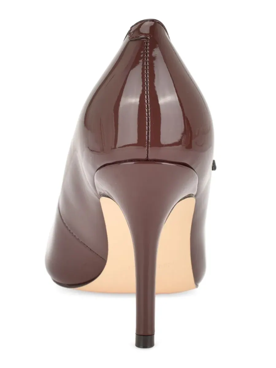 Туфли на каблуке-шпильке с острым мысом и ремешком, Mary Jane Gorjus Nine West — изображение 3 из 5, коричневый