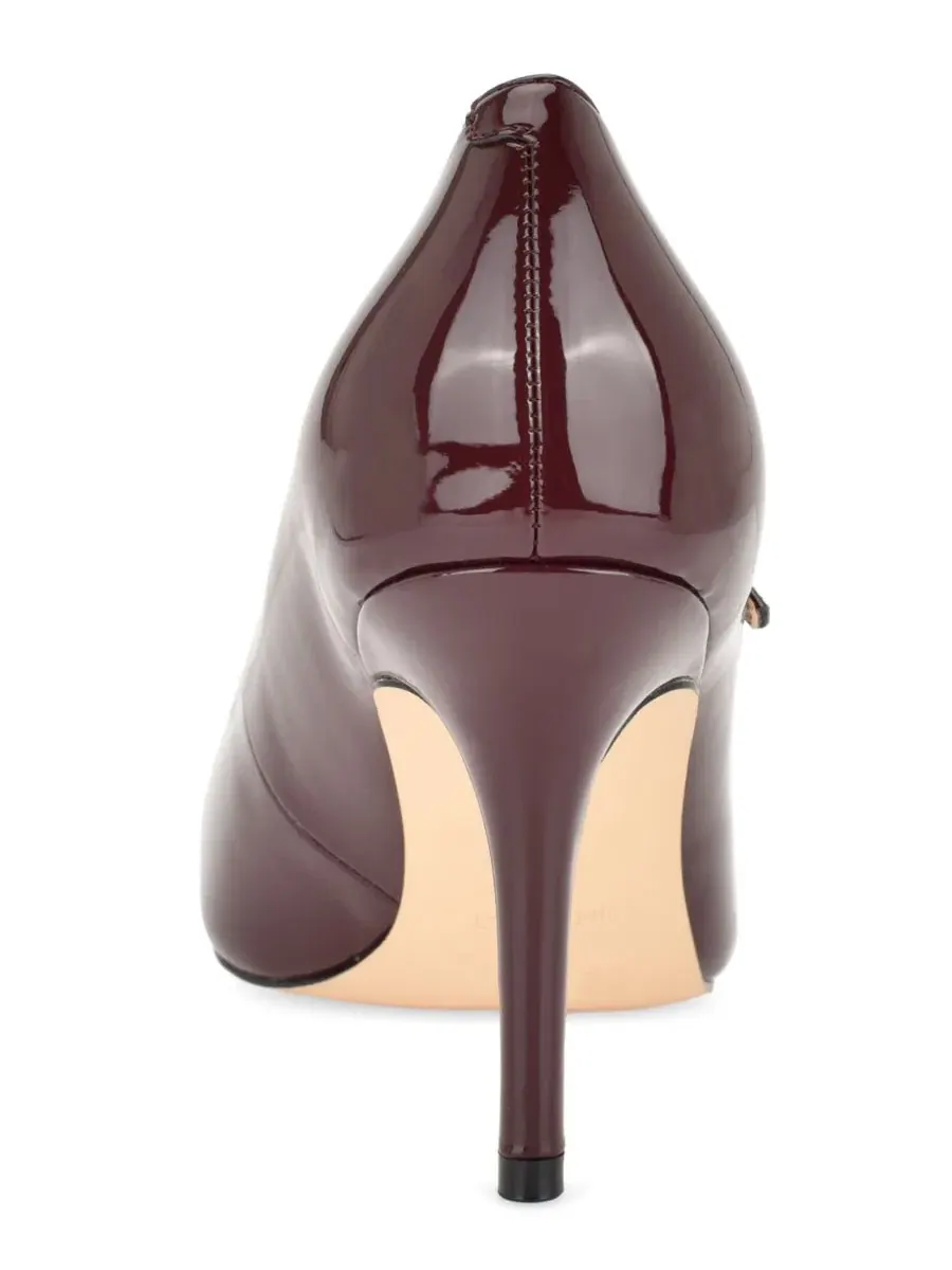 Туфли-лодочки Gorjus Mary Jane с острым носком, бренд Nine West — изображение 3 из 5, темный красный