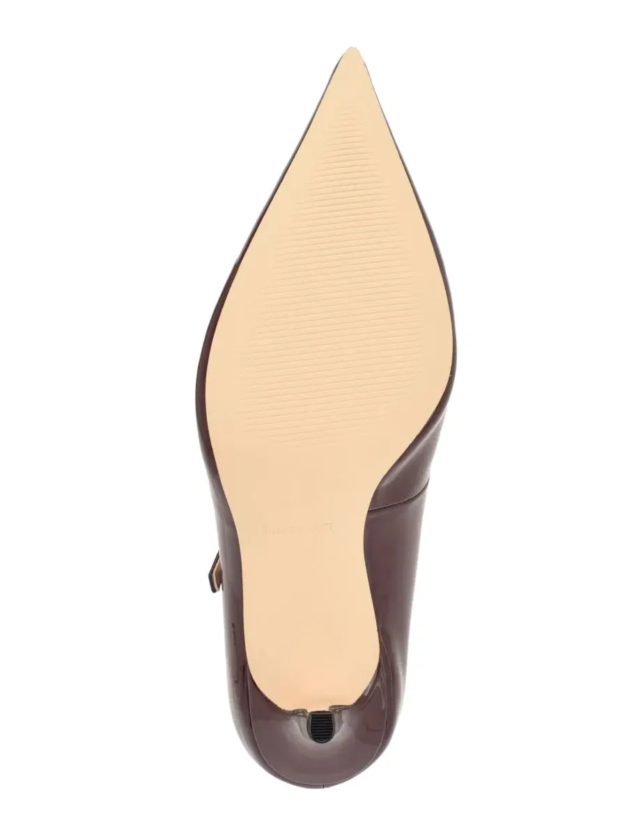 Туфли-лодочки Gorjus Mary Jane с острым носком, бренд Nine West — изображение 5 из 5, темный красный