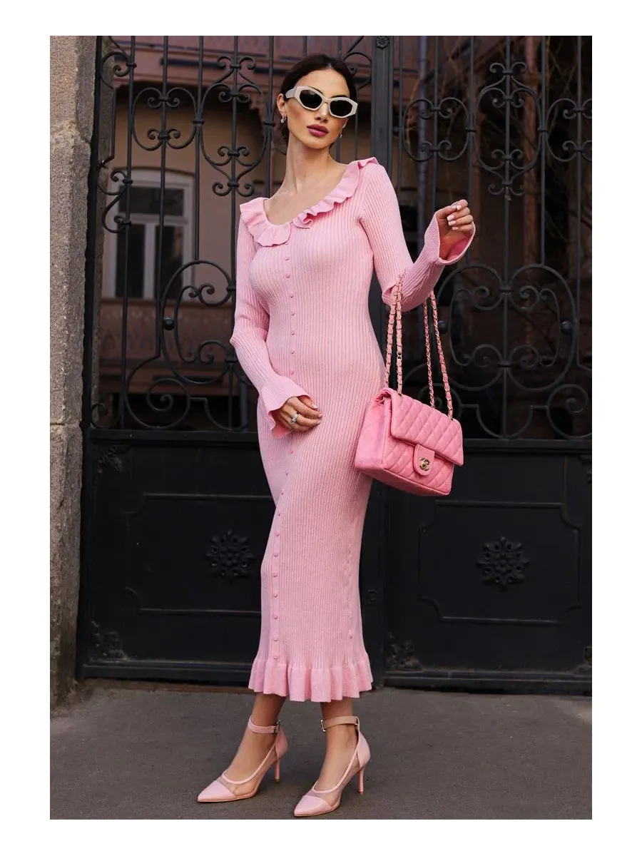 Туфли-лодочки из сетки с острым носком, модель Hearst London Rag — изображение 2 из 4, розовый