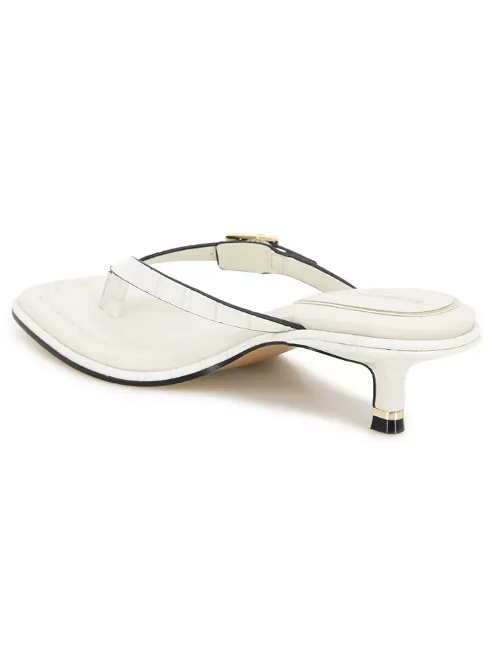 Женские сандалии Gillie на низком каблуке Kenneth Cole New York — изображение 6 из 8, кремовый
