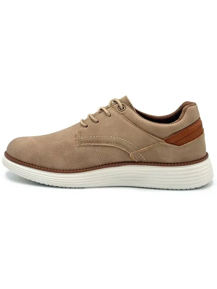 Мужские повседневные кроссовки Dayton Oxford Dress Akademiks — изображение 3 из 13, бежевый