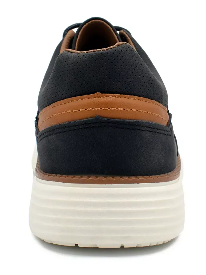 Мужские повседневные кеды Dayton Oxford Dress Akademiks — изображение 3 из 6, черный/белый