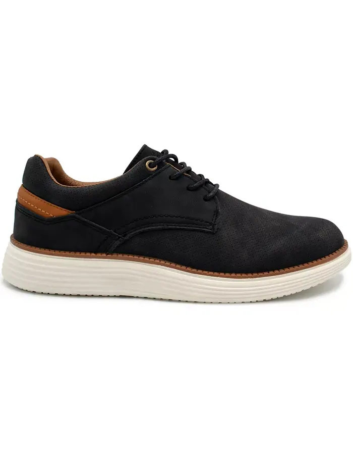 Мужские повседневные кеды Dayton Oxford Dress Akademiks — изображение 6 из 6, черный/белый