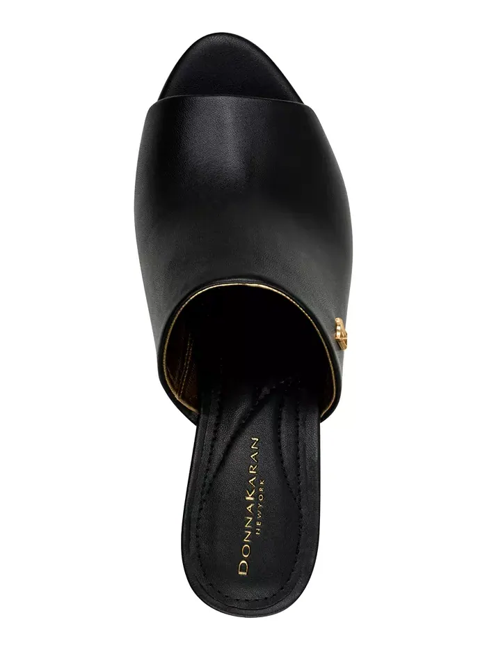 Женские сандалии Donna Slide на платформе Donna Karan New York — изображение 4 из 5, черный