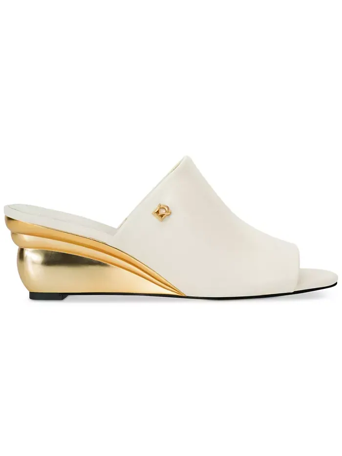 Женские сандалии Donna Slide на платформе Donna Karan New York — изображение 2 из 8, белый