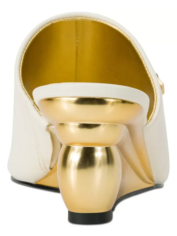 Женские сандалии Donna Slide на платформе Donna Karan New York — изображение 3 из 8, белый