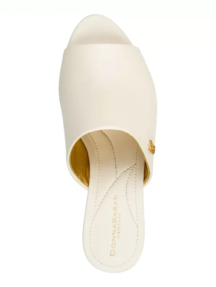 Женские сандалии Donna Slide на платформе Donna Karan New York — изображение 4 из 8, белый