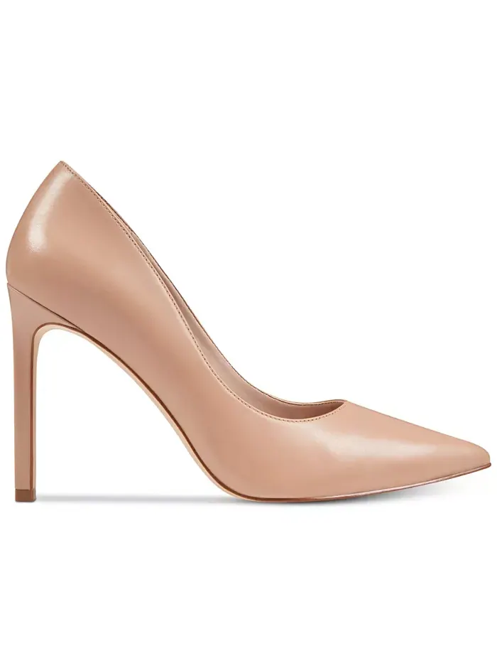 Женские туфли-лодочки Tatiana с острым носом на шпильке Nine West — изображение 2 из 5, нюдовый