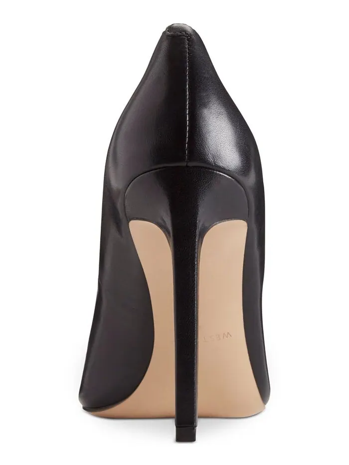 Женские туфли-лодочки Tatiana на шпильке с острым носком Nine West — изображение 3 из 5, черный