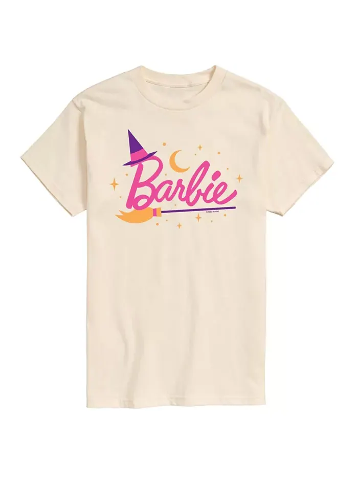 Мужская футболка Barbie с короткими рукавами Airwaves — изображение 1 из 3, бежевый/бежевый