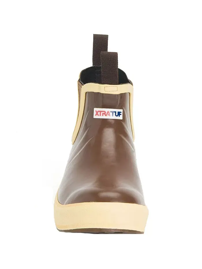 Мужские ботинки 6 in Legacy Ankle Deck Xtratuf — изображение 4 из 8, коричневый