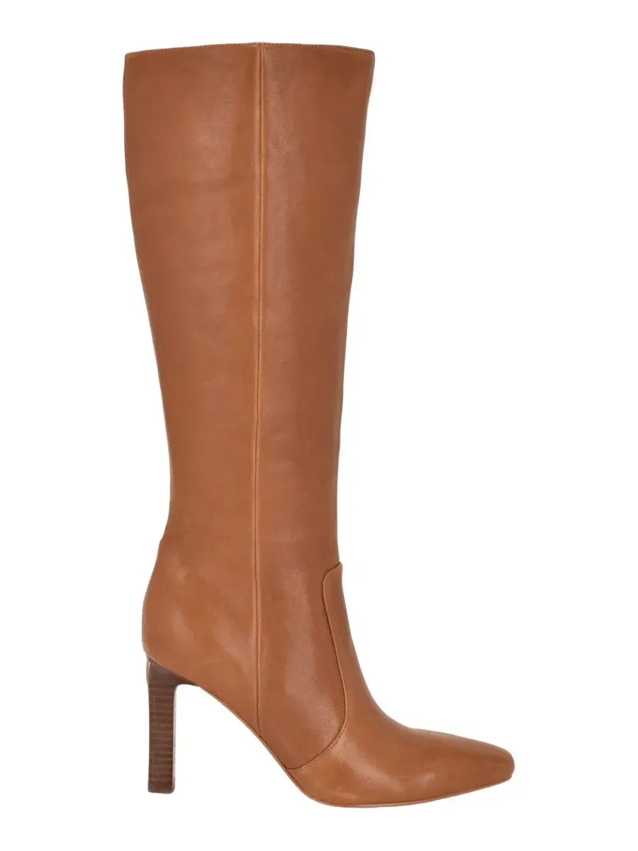 Ботинки GUESS Hartin Tall Wide Calf Block Heel — изображение 2 из 5, бежевый коричневый