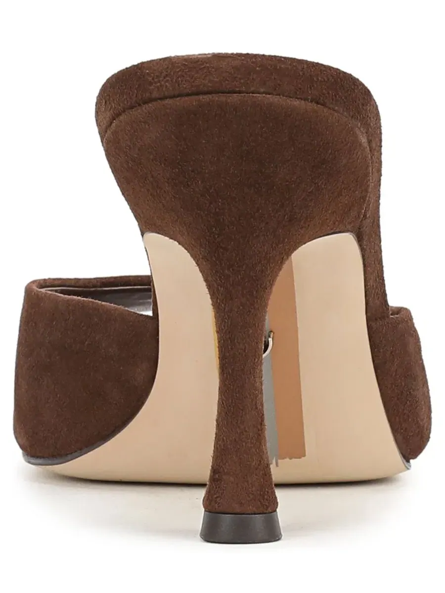 Босоножки на каблуке с открытым носком Jeanie Heeled Sam Edelman — изображение 3 из 5, коричневый