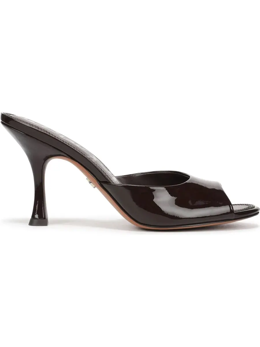 Босоножки на каблуке Jeanie Heeled Sam Edelman, Rich Chocolate Patent Leather — изображение 2 из 5