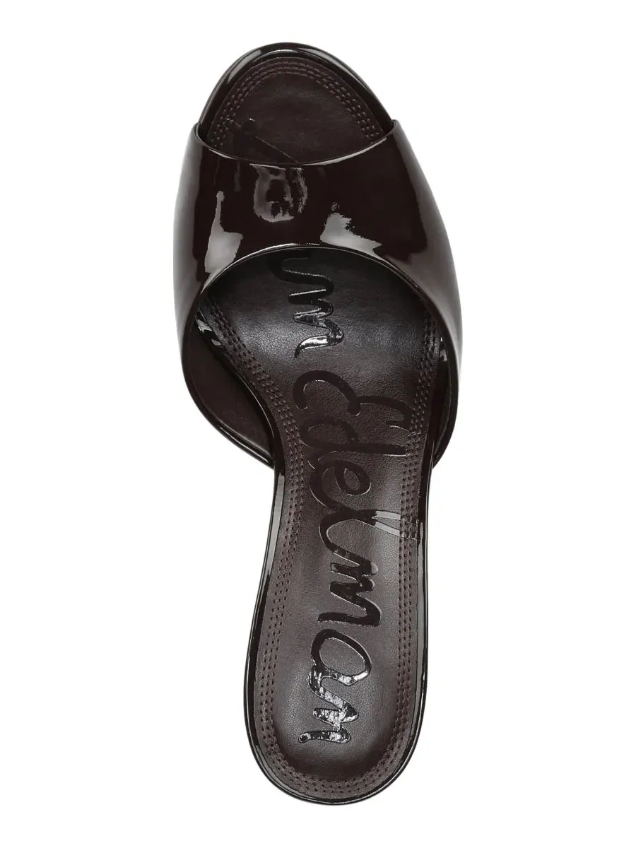 Босоножки на каблуке Jeanie Heeled Sam Edelman, Rich Chocolate Patent Leather — изображение 4 из 5