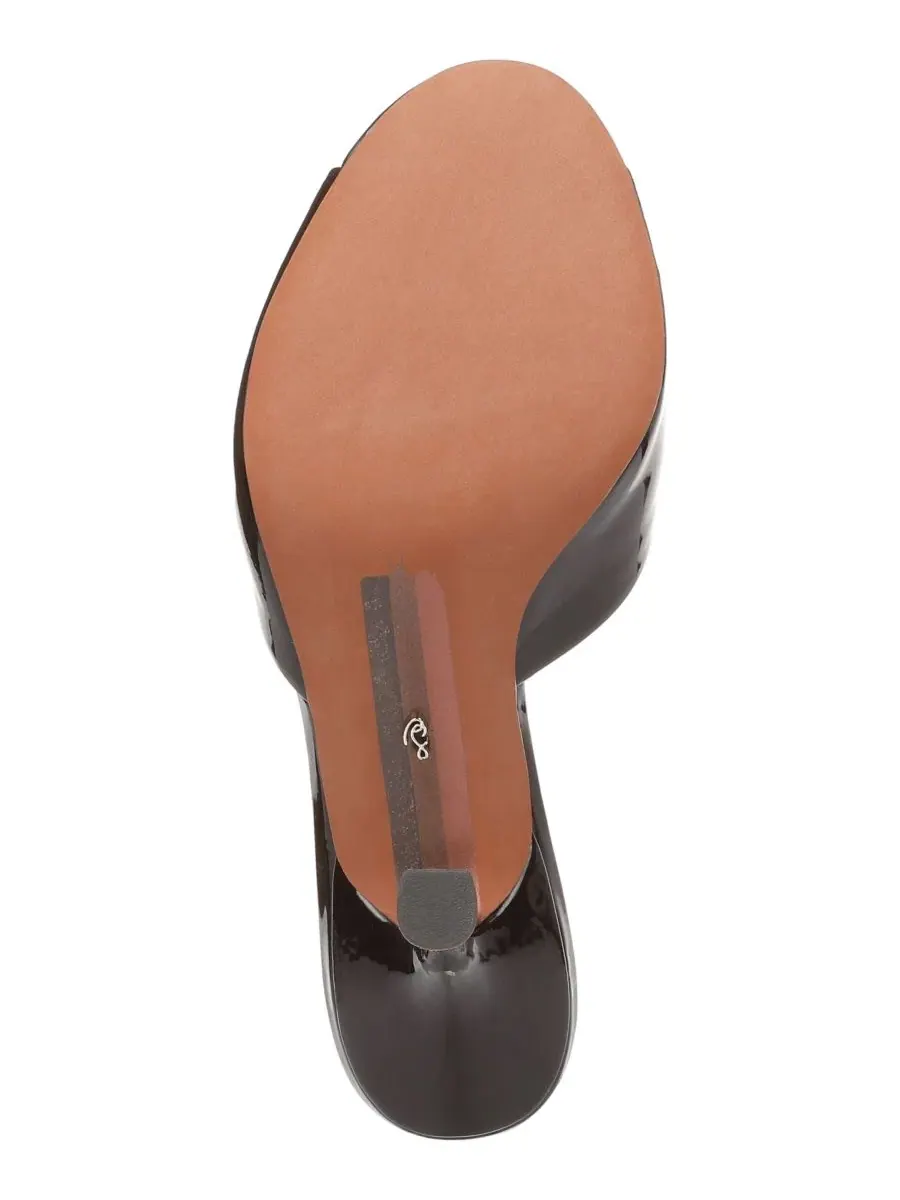 Босоножки на каблуке Jeanie Heeled Sam Edelman, Rich Chocolate Patent Leather — изображение 5 из 5
