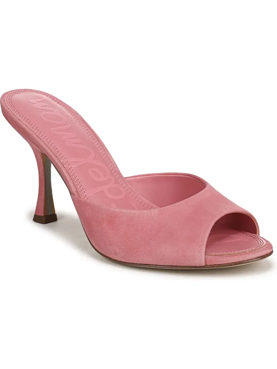 Босоножки на каблуке Jeanie Heeled Sam Edelman — изображение 1 из 5, розовый