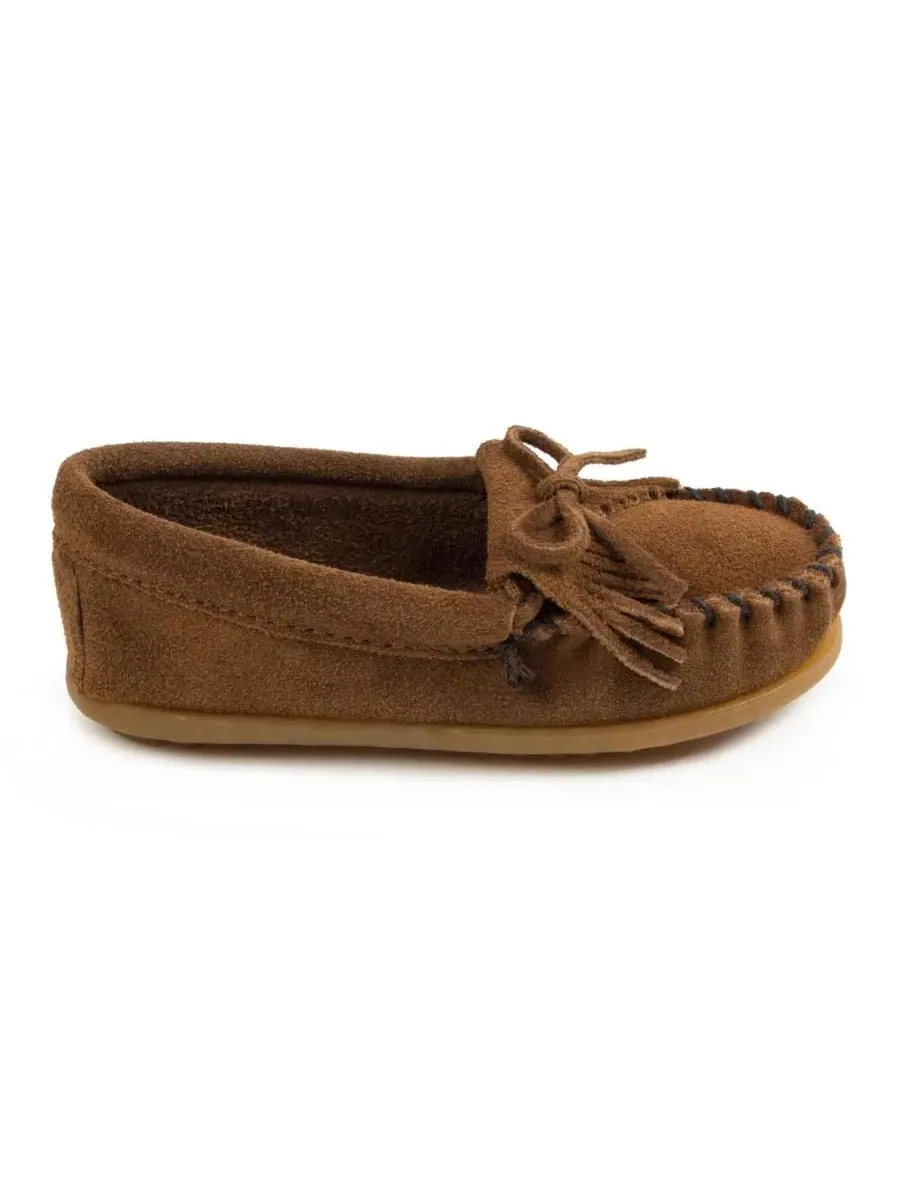 Мокасины Kilty Suede Minnetonka — изображение 2 из 4, коричневый