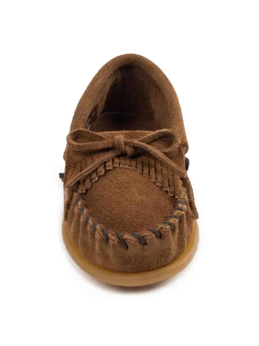 Мокасины Kilty Suede Minnetonka — изображение 3 из 4, коричневый