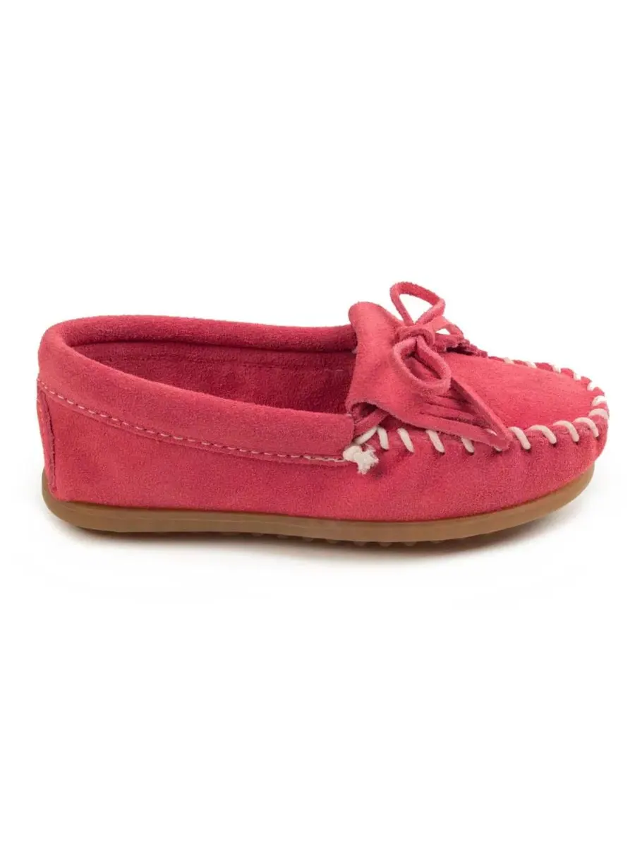 Мокасины Kilty Suede Minnetonka — изображение 2 из 4, розовый