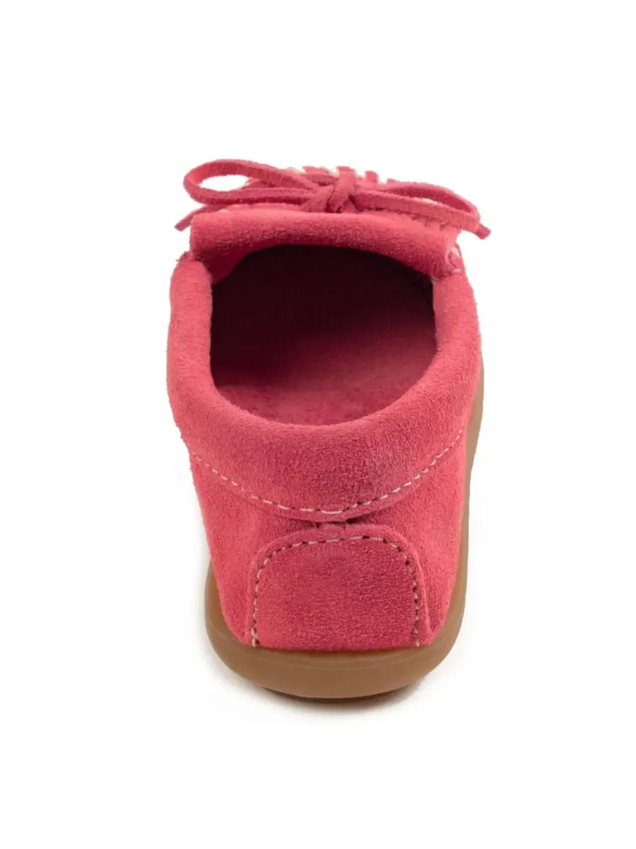 Мокасины Kilty Suede Minnetonka — изображение 4 из 4, розовый