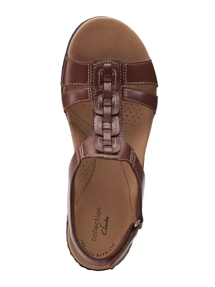 Туфли Clarks Laurieann Kay с Т-образным ремешком и открытой пяткой — изображение 4 из 6, бежевый
