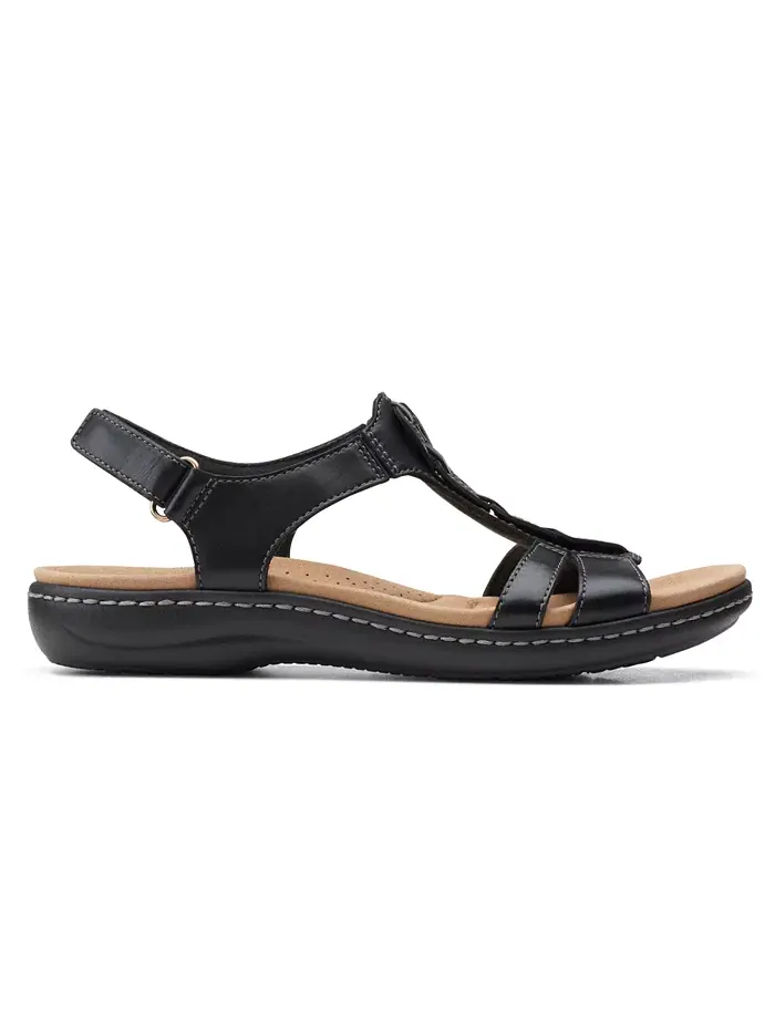 Туфли Clarks Laurieann Kay с Т-образным ремешком и открытой пяткой — изображение 2 из 6, черный