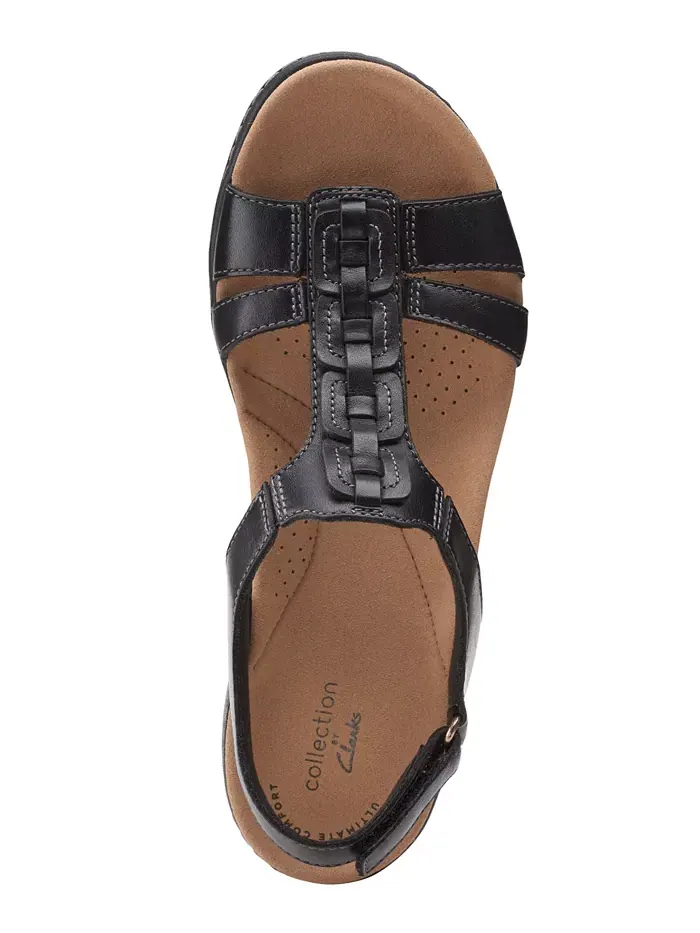 Туфли Clarks Laurieann Kay с Т-образным ремешком и открытой пяткой — изображение 4 из 6, черный