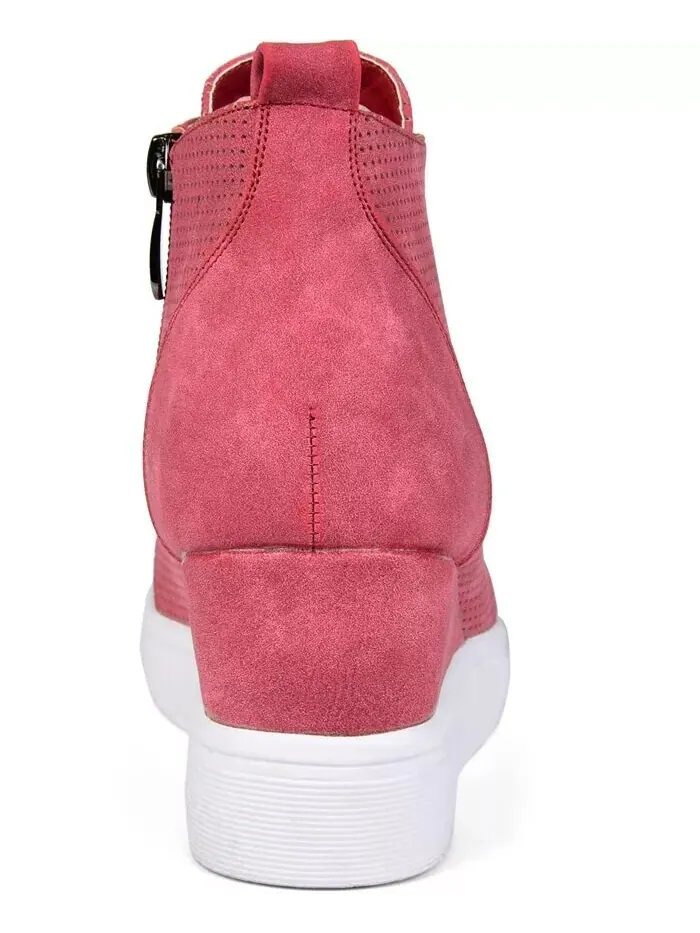 Женские кроссовки Clara Wedge Journee Collection — изображение 3 из 5, розовый