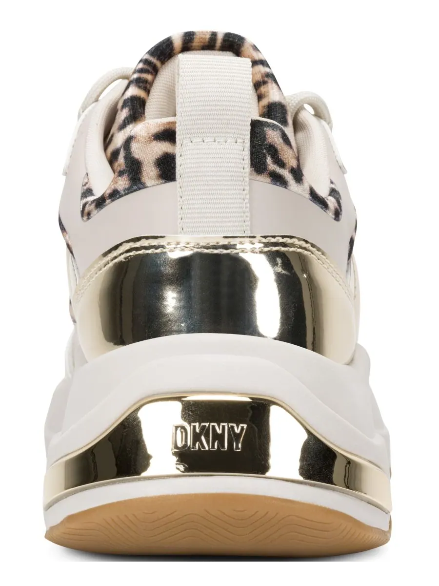 Женские кроссовки Juna на шнуровке DKNY — изображение 4 из 5, прозрачный