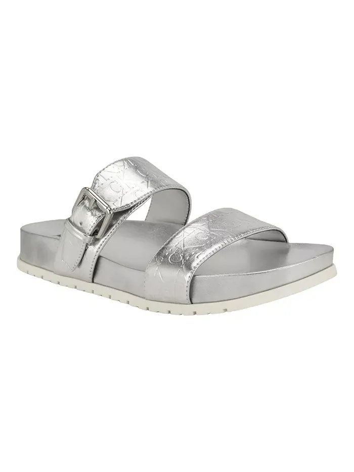 Сандалии женские Calvin Klein Landesa — изображение 1 из 5, серебристый