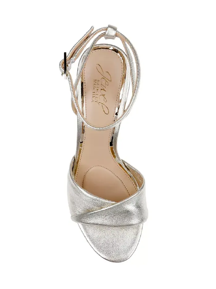Вечерние сандалии Kaia Dress Jewel Badgley Mischka — изображение 4 из 9, золотистый