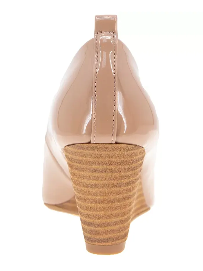 Женские туфли Elinor Mid Wedge на платформе Kenneth Cole Reaction — изображение 3 из 8, классический бежевый