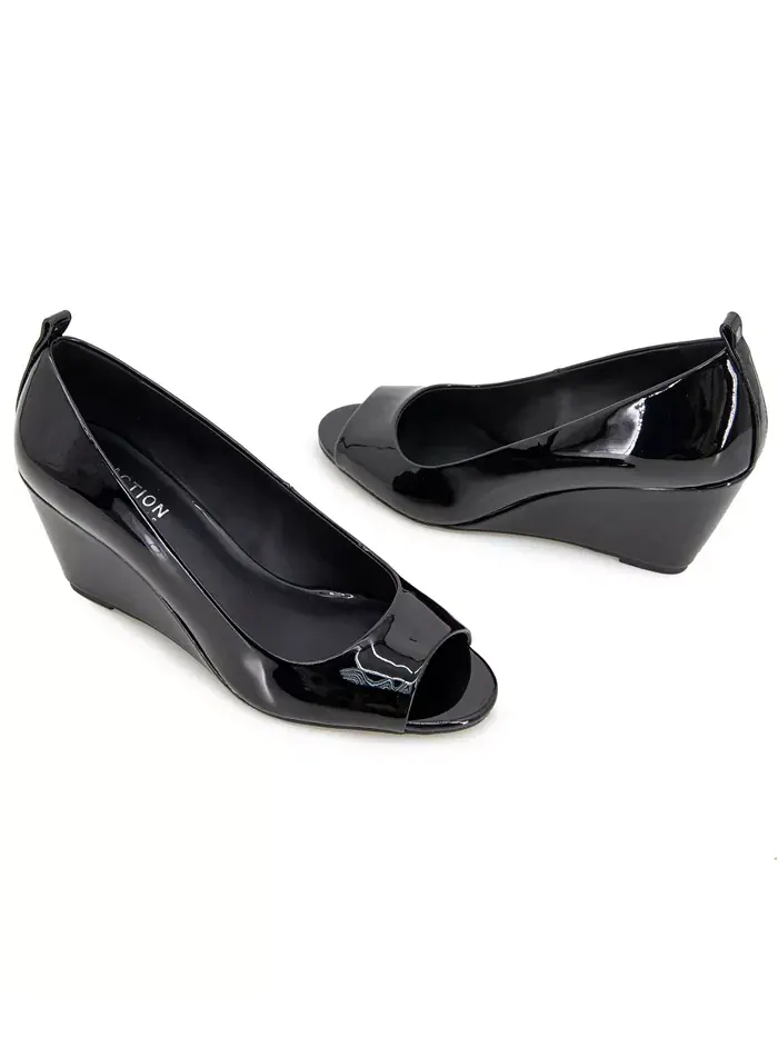 Женские туфли Elinor Mid Wedge на платформе Kenneth Cole Reaction — изображение 6 из 7, черный