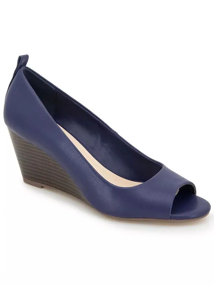 Женские туфли Elinor Mid Wedge Kenneth Cole Reaction — изображение 1 из 8, темно-синий