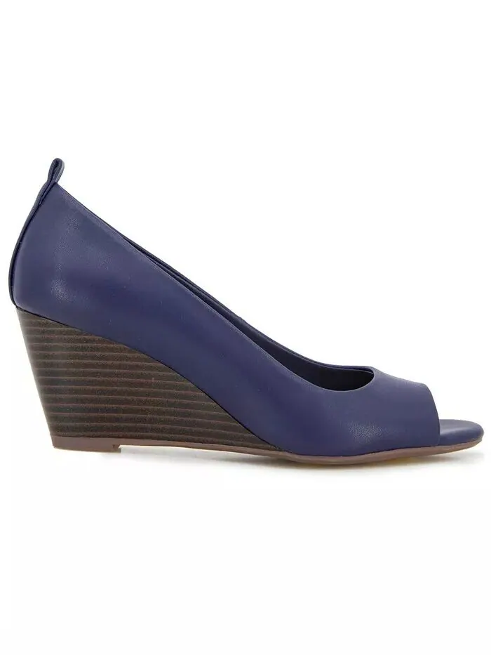 Женские туфли Elinor Mid Wedge Kenneth Cole Reaction — изображение 2 из 8, темно-синий
