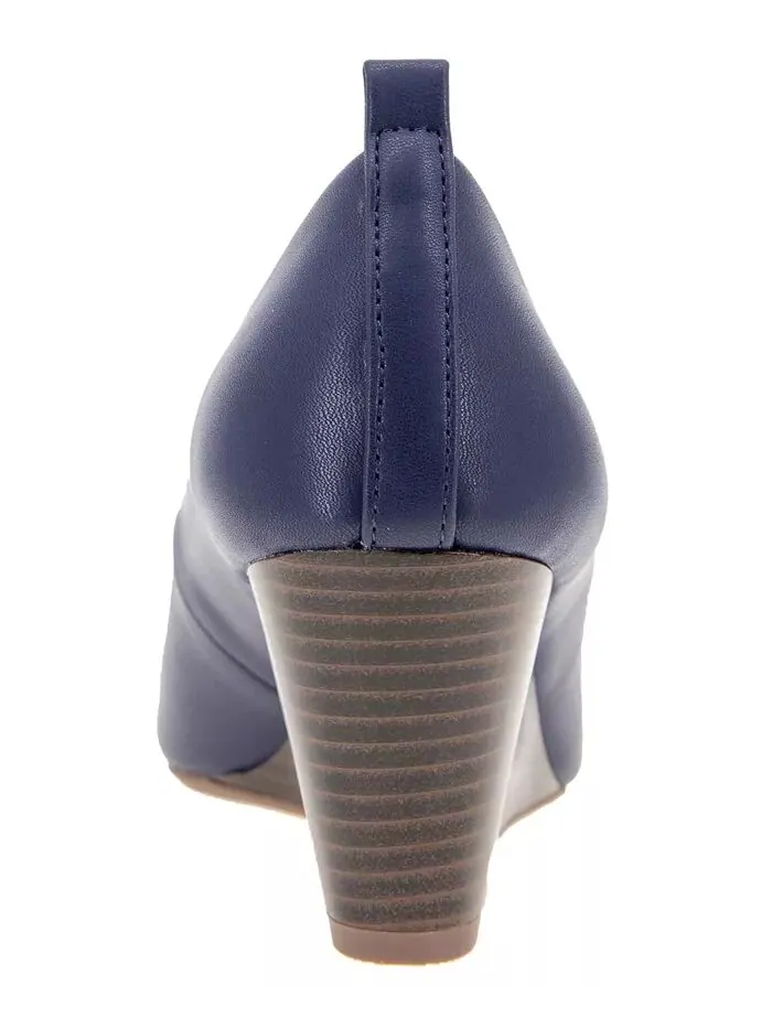 Женские туфли Elinor Mid Wedge Kenneth Cole Reaction — изображение 3 из 8, темно-синий