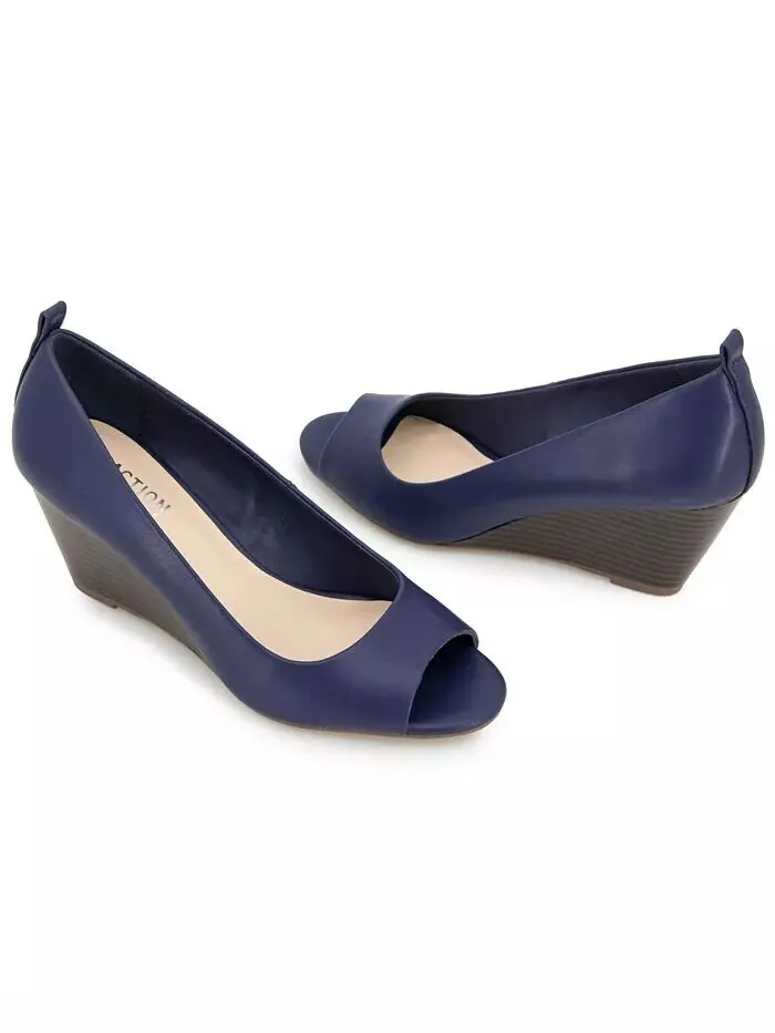 Женские туфли Elinor Mid Wedge Kenneth Cole Reaction — изображение 6 из 8, темно-синий
