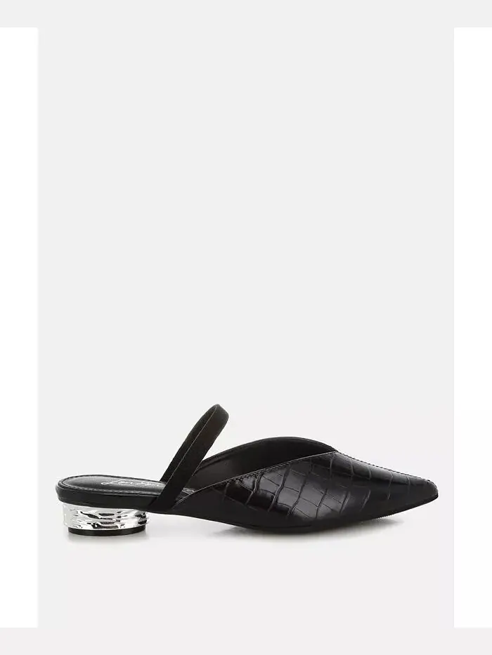 Мюли Renata Fantasy Heel Croco London Rag — изображение 1 из 2, красный
